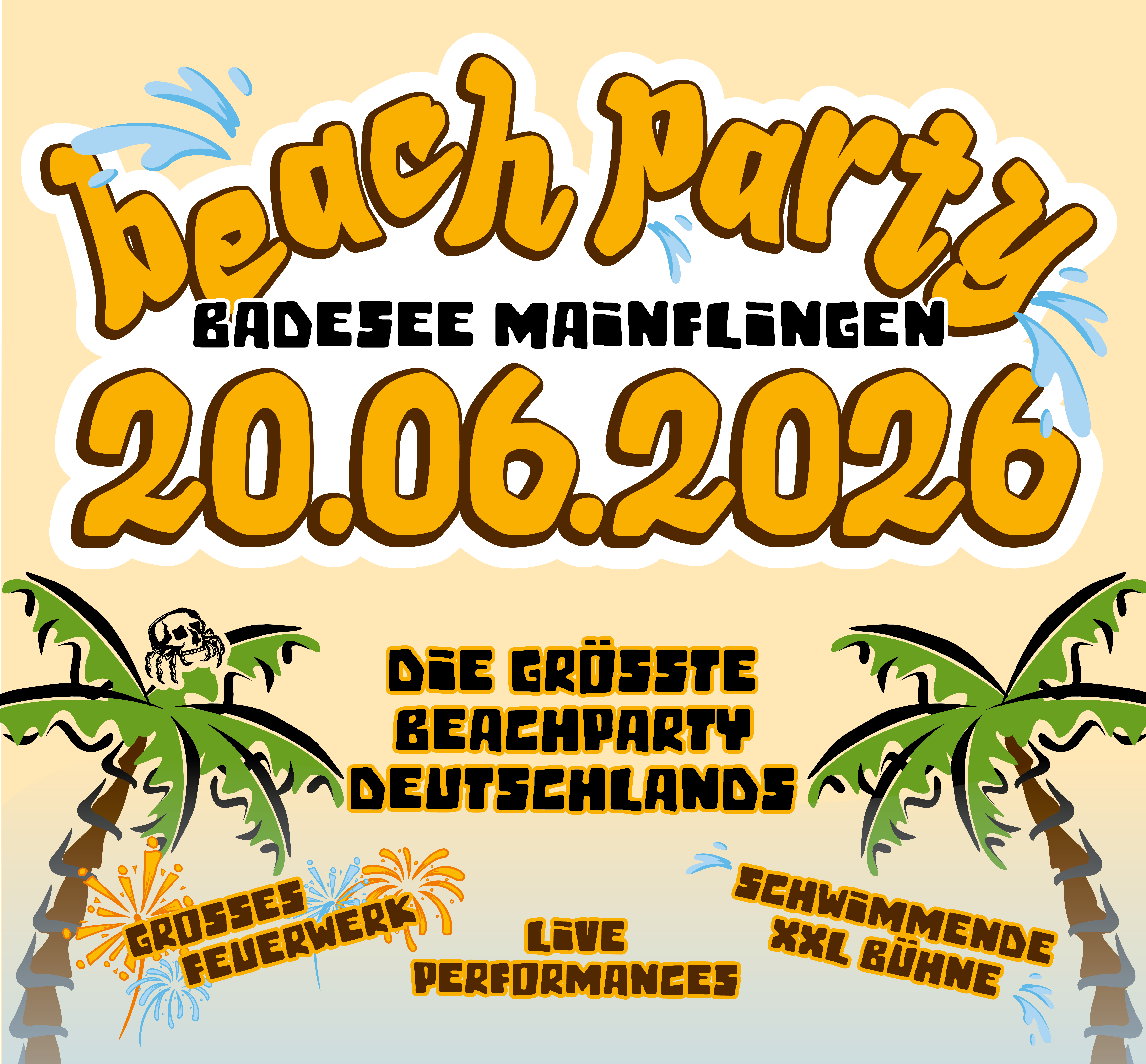 banner Beachparty